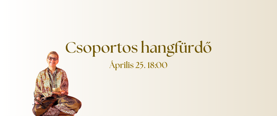 Csoportos hangtálfürdő